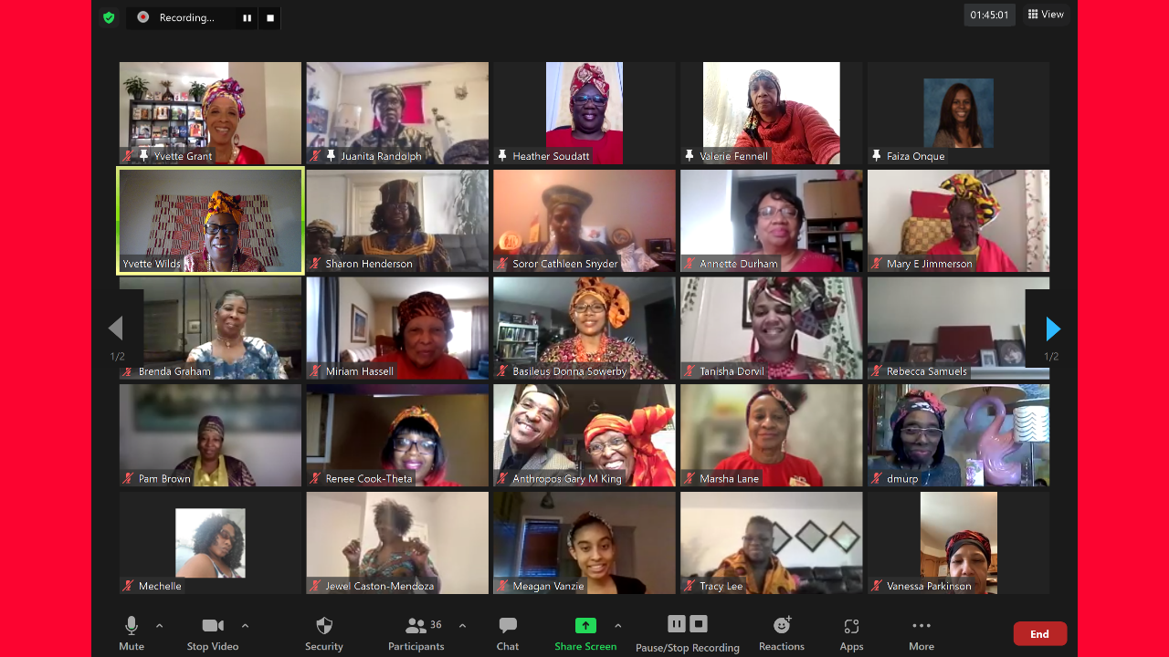 2022 Theta AAH Wellness Group Photo