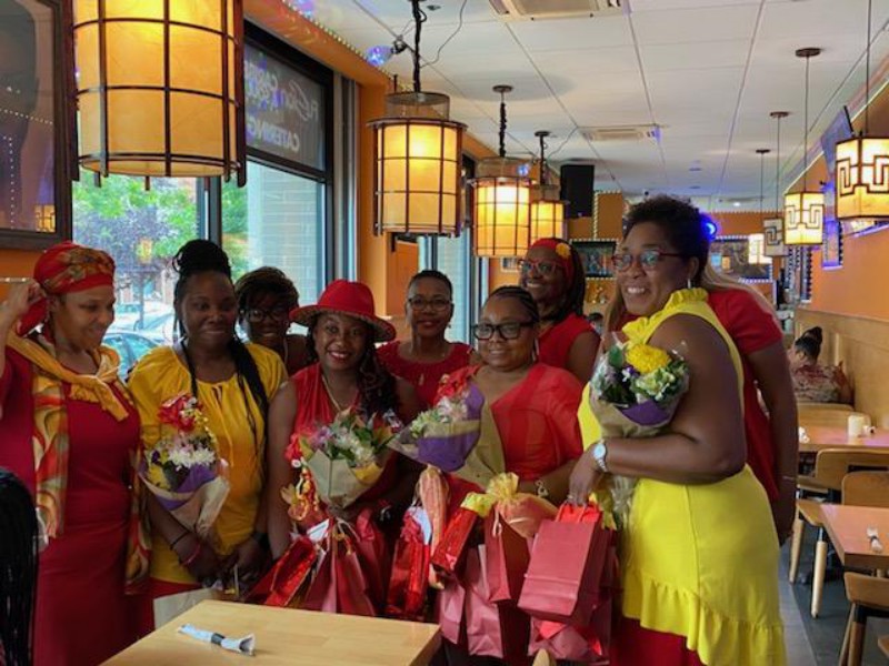 NSPDK Theta Chapter  New Sorors Celebration  at Fusion East V Summer 2022