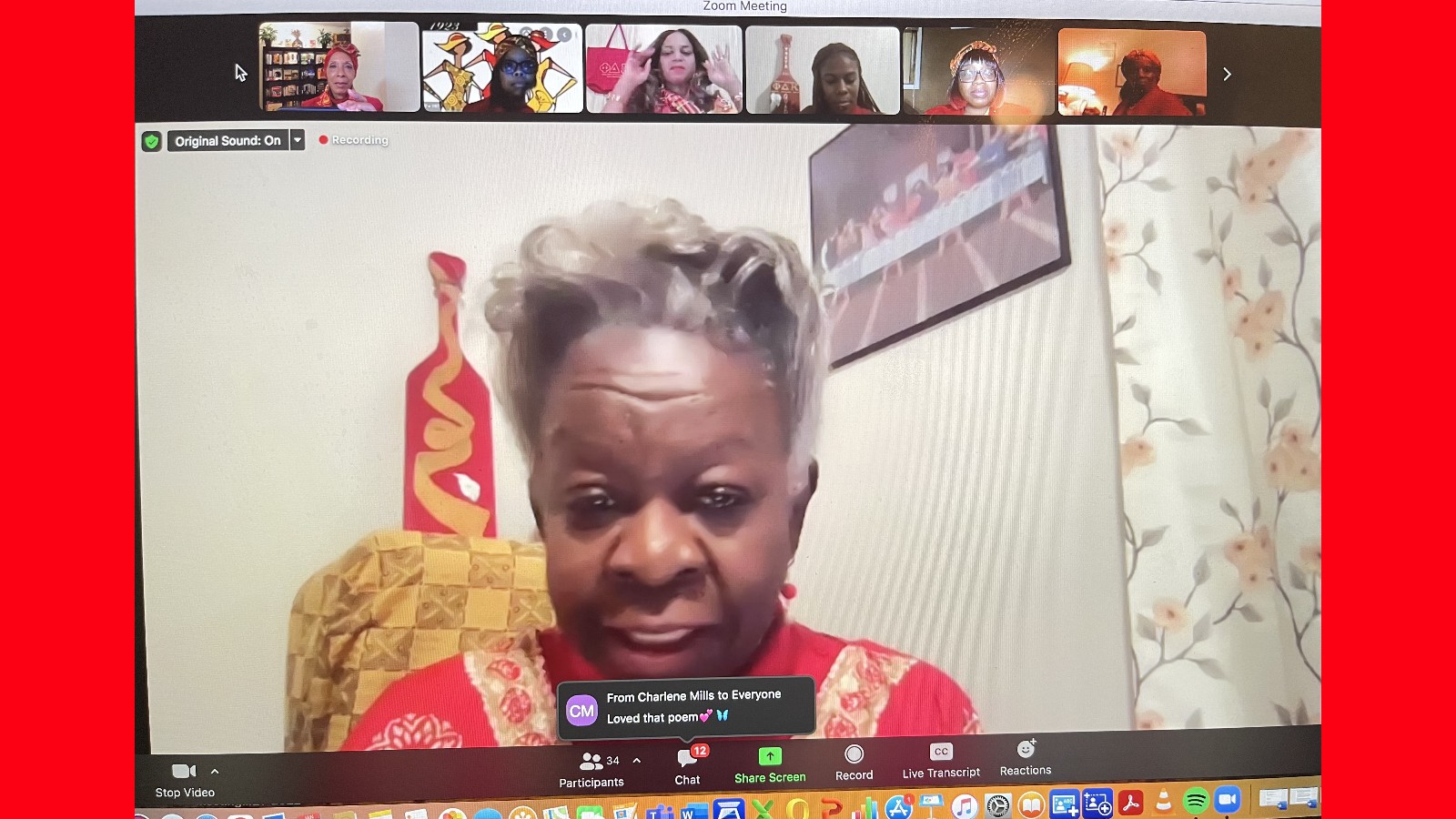 Teach-A-Rama South African Tour Soror Mary Jimmerson