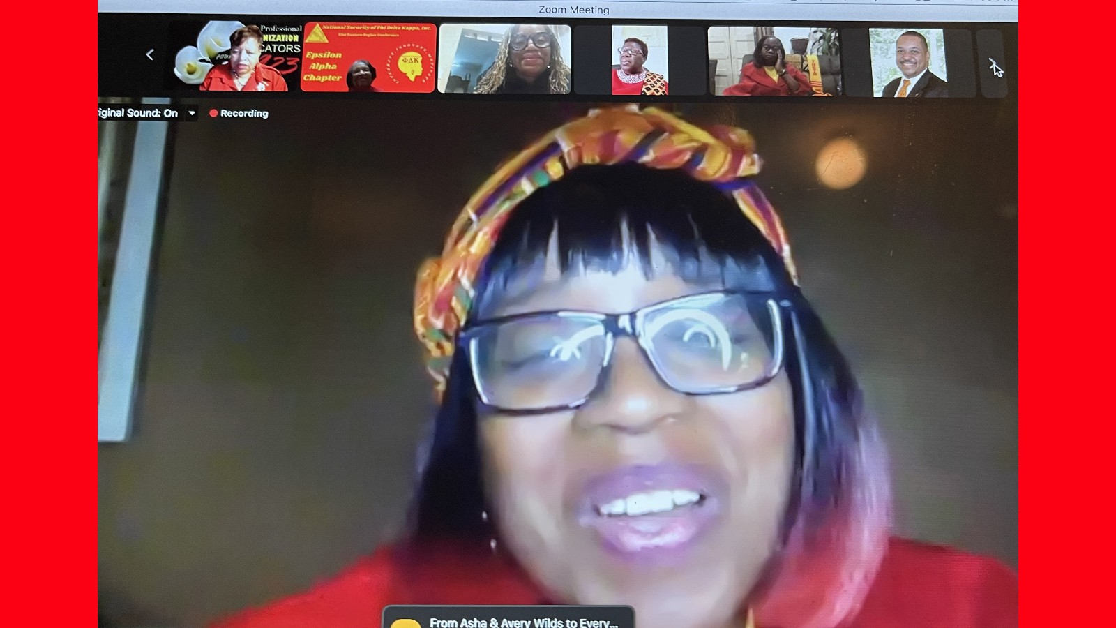 Teach-A-Rama South African Tour Soror Renee Cook