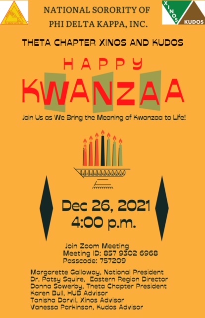 Theta Kwanzaa Flyer