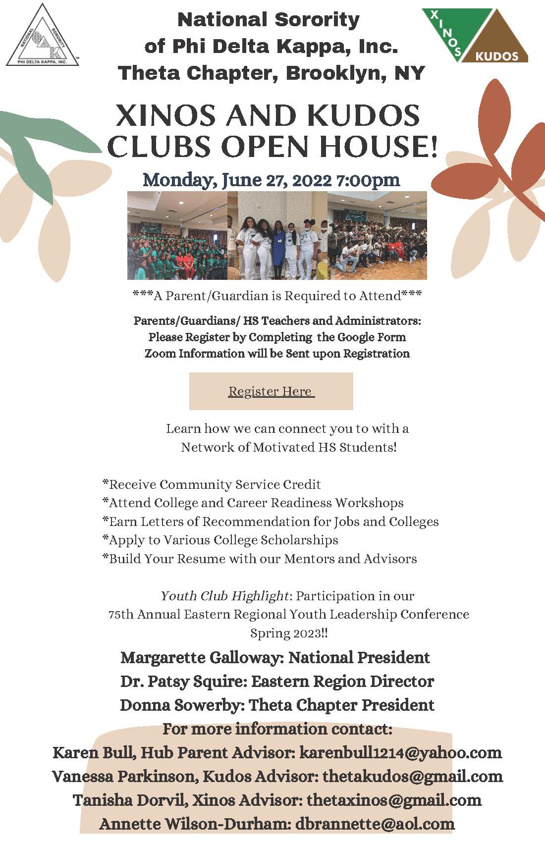 Open House Spring 2022 Flyer